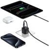 USAMS Ładowarka sieciowa JO Series CC260 20W USB-C + kabel USB-C/Lightning 1m biała